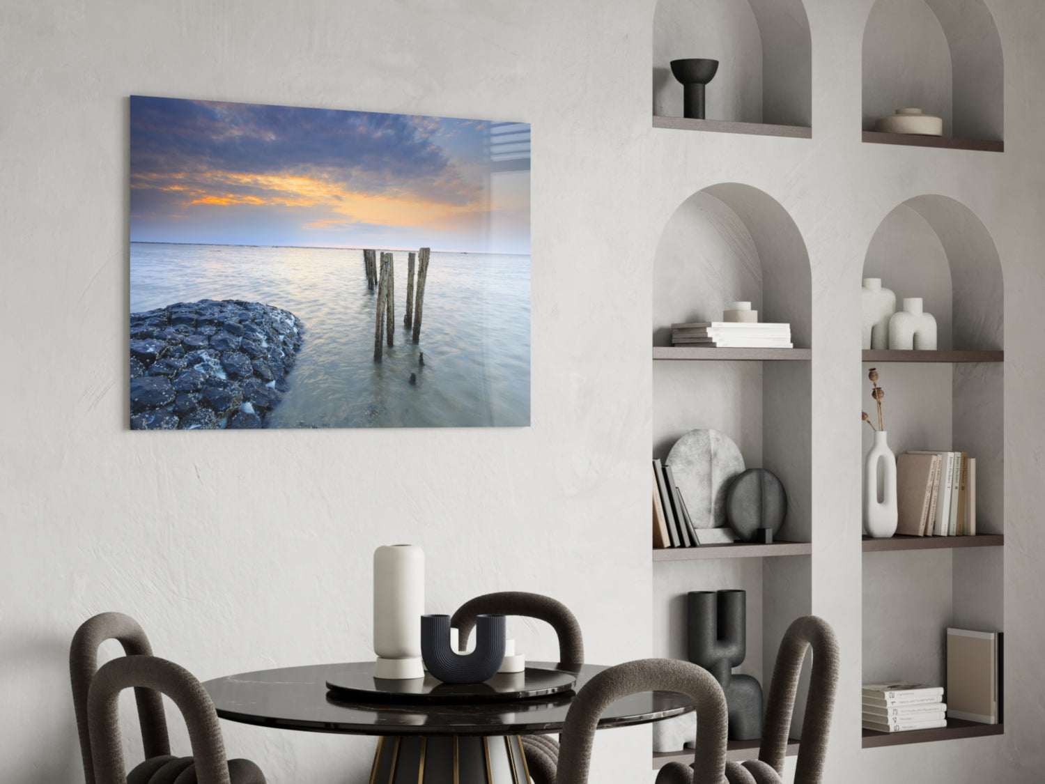 Sunset Glass Wall Art.