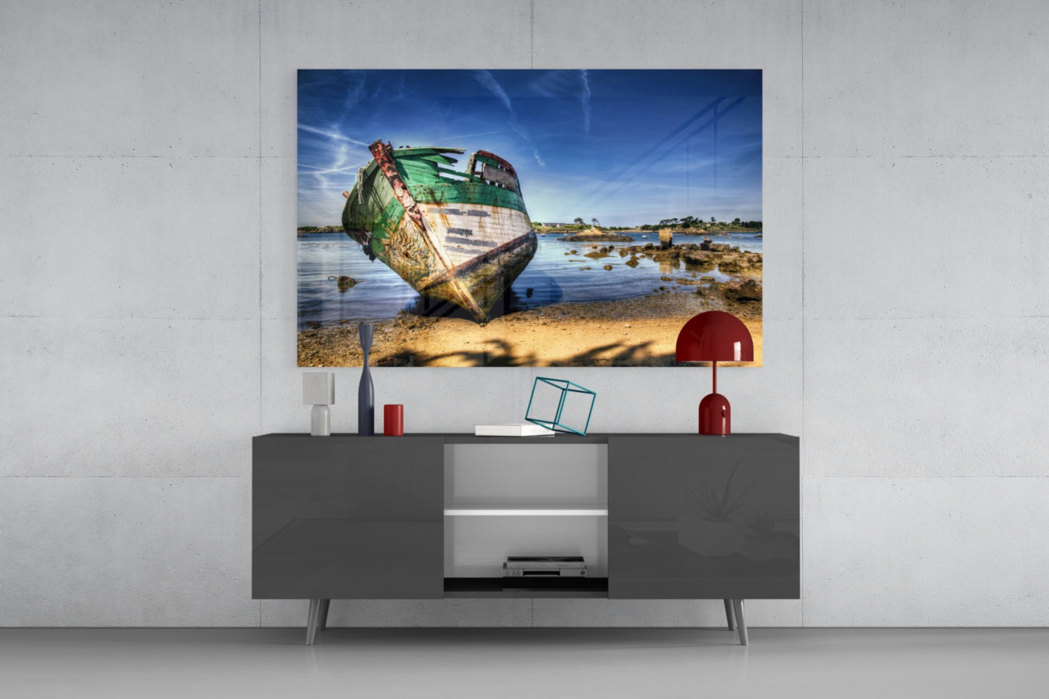 Shipwreck Glass Wall Art.