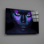 Cosmic pigment portrait bringing editorial mood to a contemporary living space