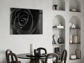 Black Rose panel adding gothic-luxe grace to a dressing area