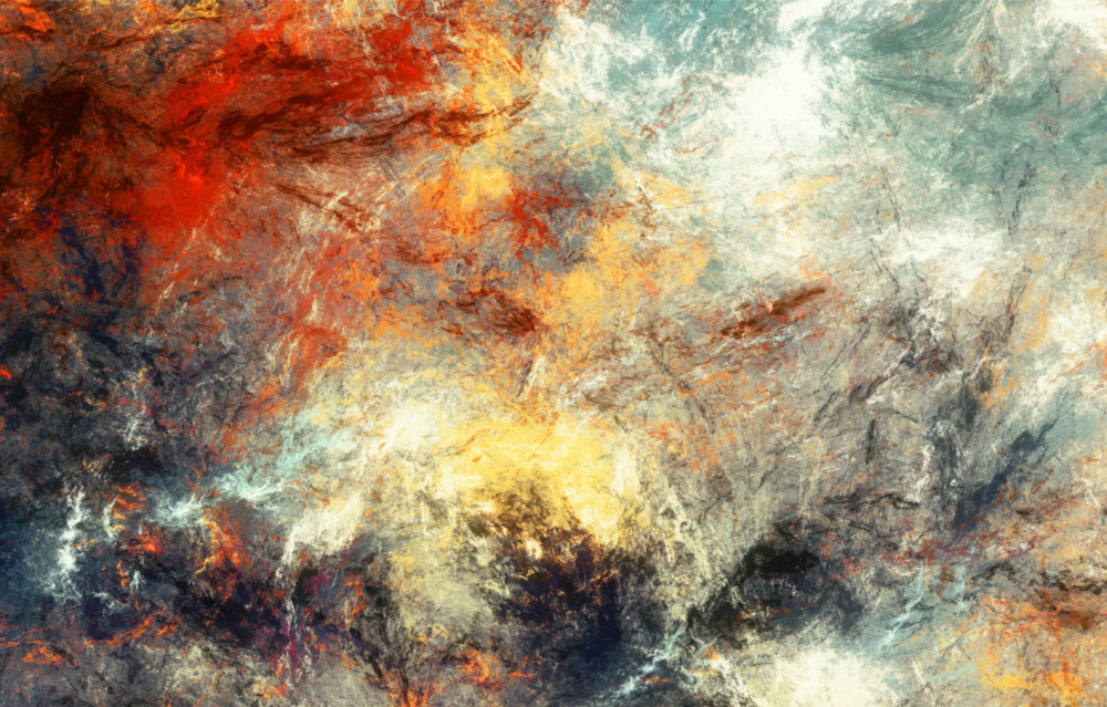 Abstract 3 Glass Wall Arts