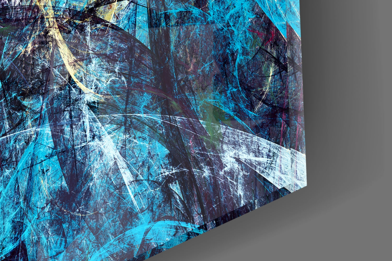 Abstract 4 Glass Wall Arts.