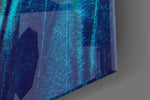 Butterfly Wing artwork anchoring a hallway with jewel-tone palette
