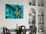 Tropical Leaf 3 panel adding tropical mood to a dining area