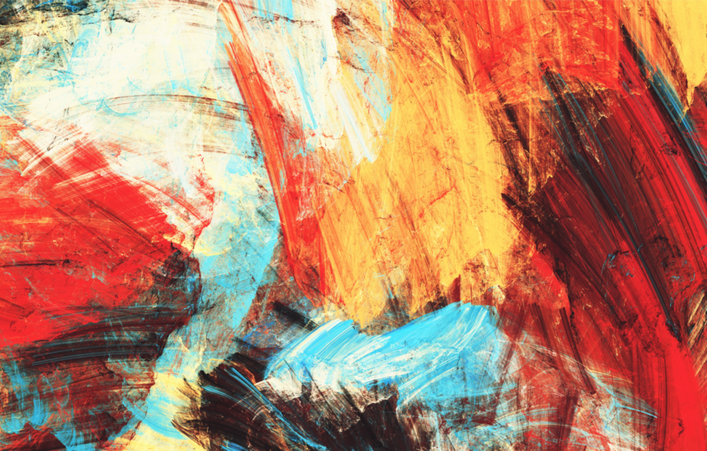 Abstract 3 Glass Wall Arts