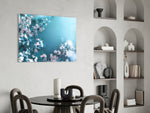 Spring Flowers panel adding feminine grace to a dressing area