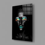 Cosmic silver portrait bringing celestial mood to a contemporary living space