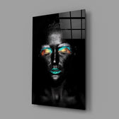 Cosmic silver portrait bringing celestial mood to a contemporary living space