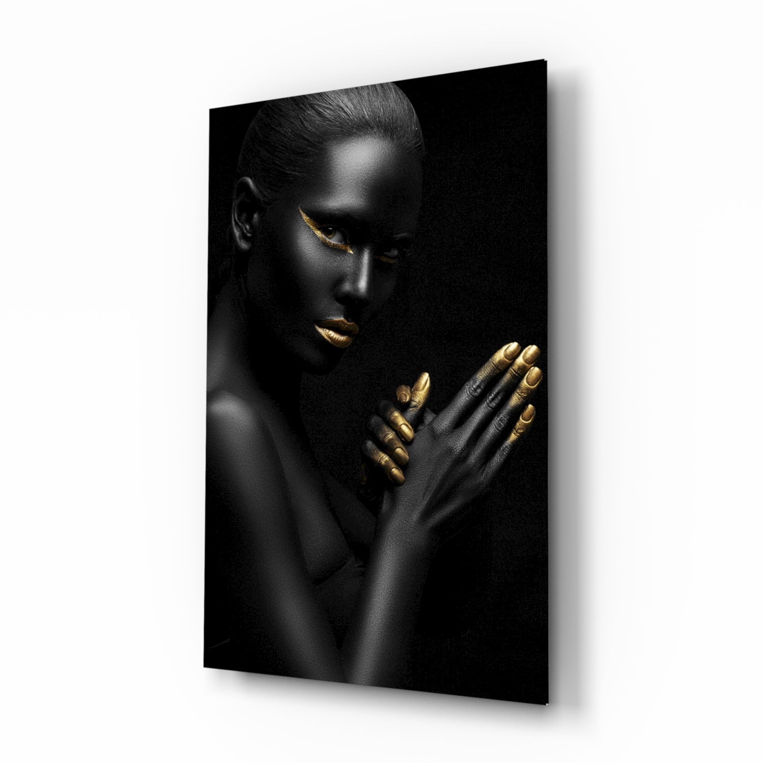 Woman Glass Wall Art.