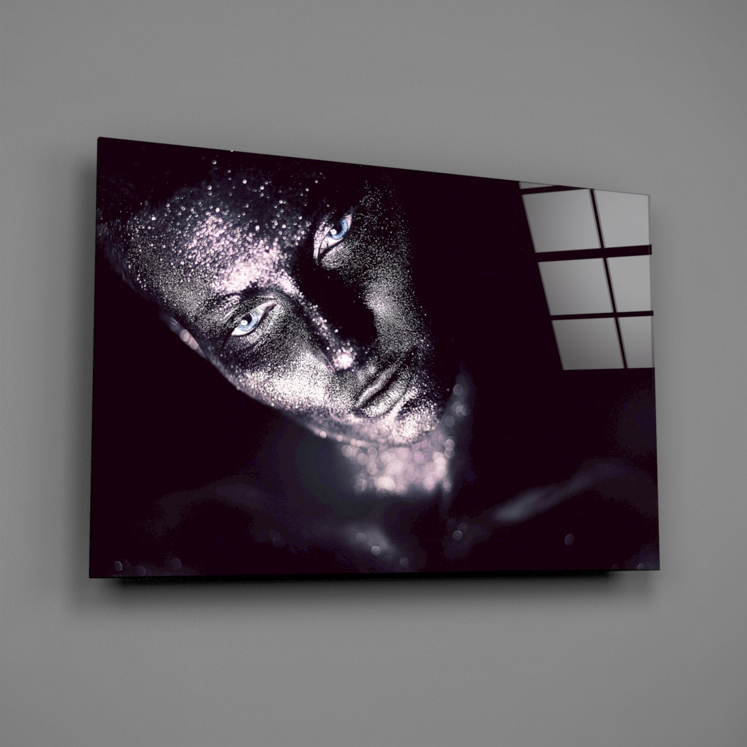 Woman Glass Wall Art.