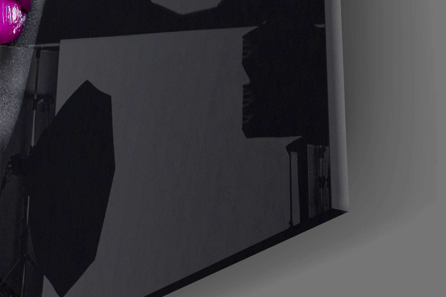 Woman Glass Wall Art.