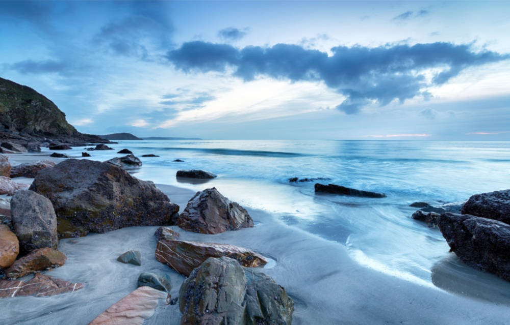Sea Landscape Glass Wall Art