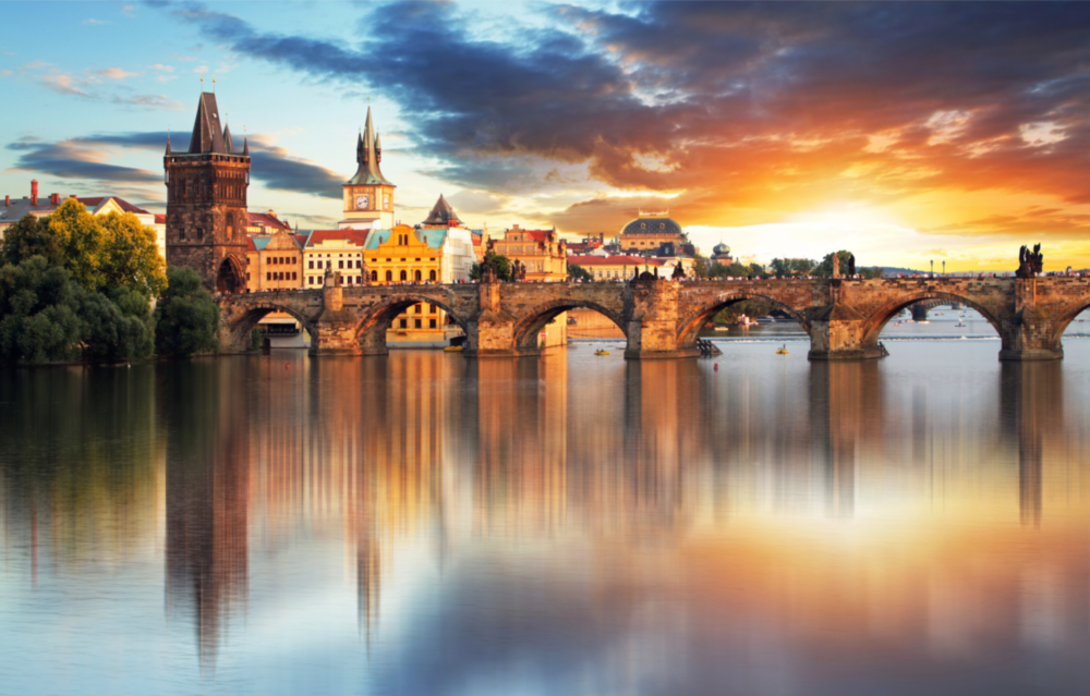 Prague Glass Wall Art