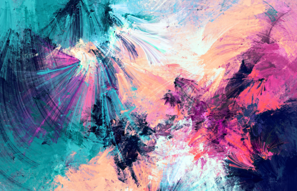Abstract Glass Wall Art