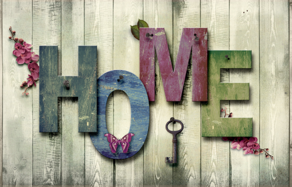 Home Glass Wall Art
