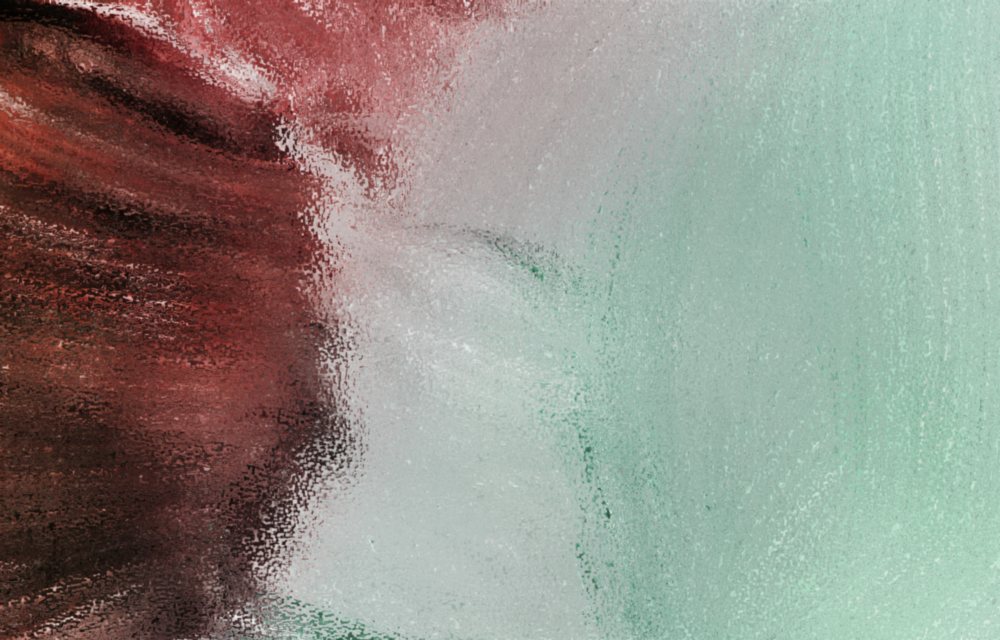 Green Abstract Pattern Glass Wall Art
