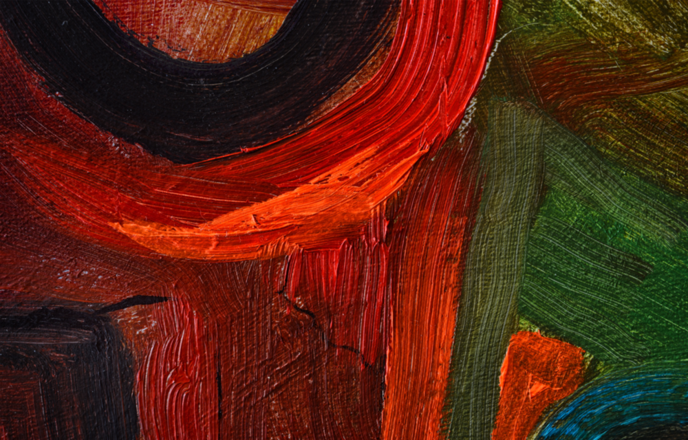 Abstract Glass Wall Art