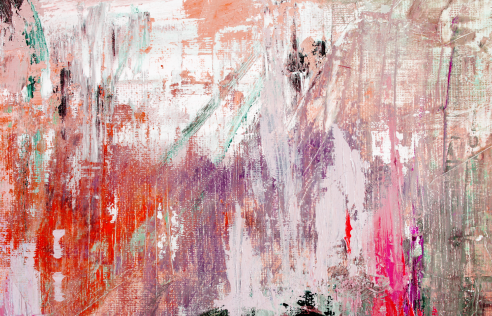 Abstract Glass Wall Art