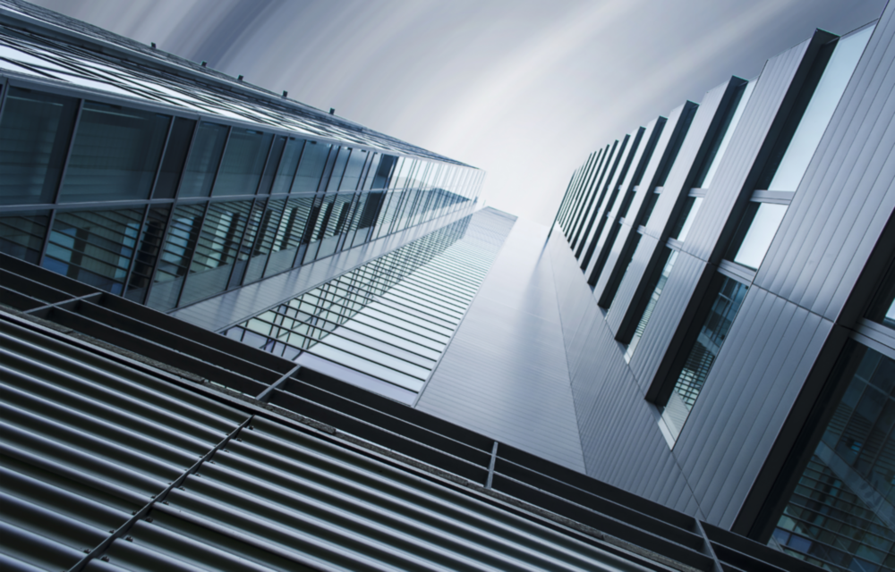 Geometric Structures Glass Wall Art