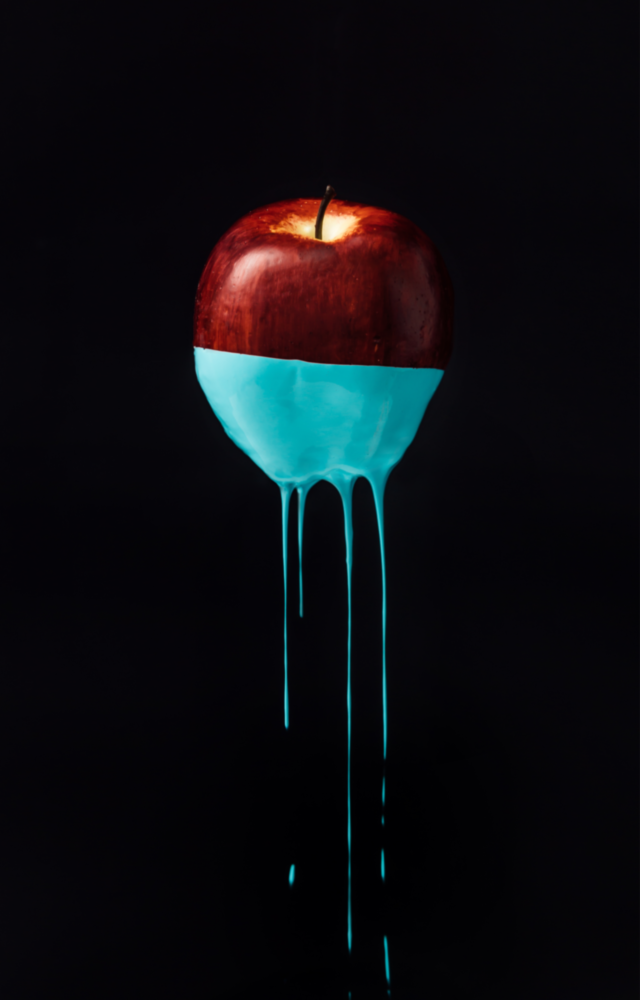 Apple Glass Wall Art