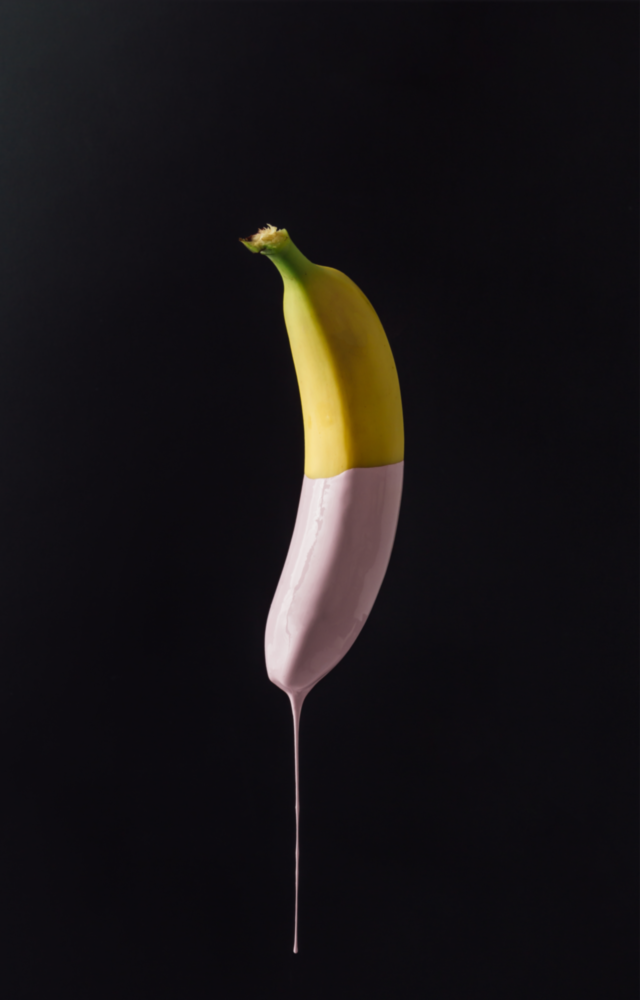 Banana Glass Wall Art