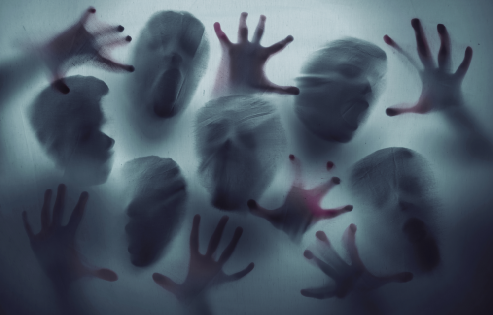Silent Scream Glass Wall Art