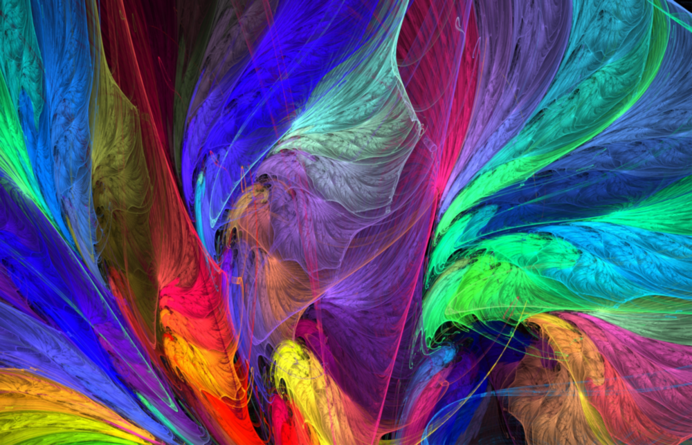 Colorful Patterns Glass Wall Art
