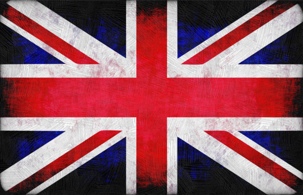 British Flag Glass Wall Art