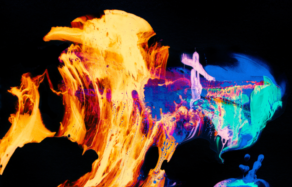 Flames Glass Wall Art