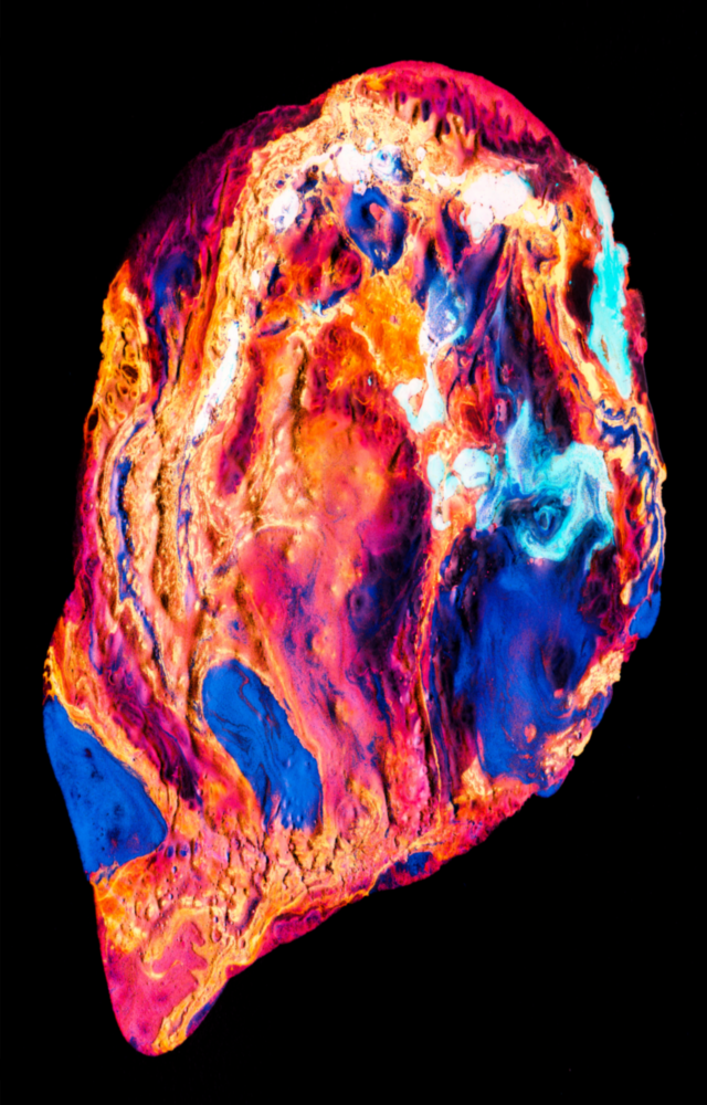 Colored Lava Glass Wall Art