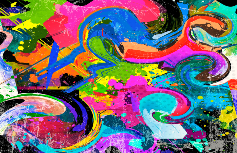 Ebruli Glass Wall Art