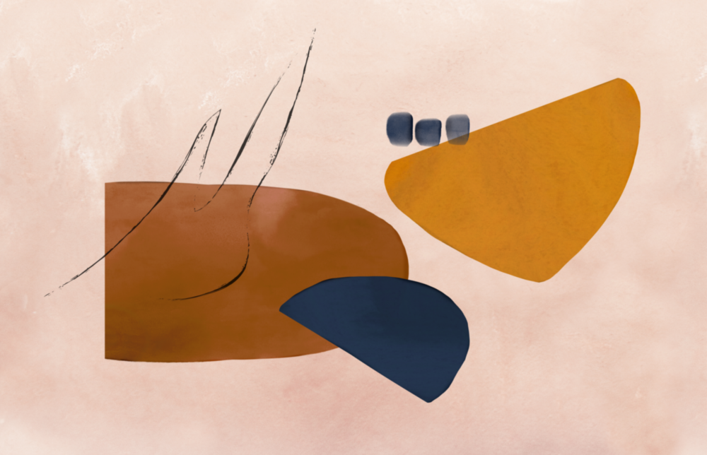 Abstract Brown Glass Wall Art