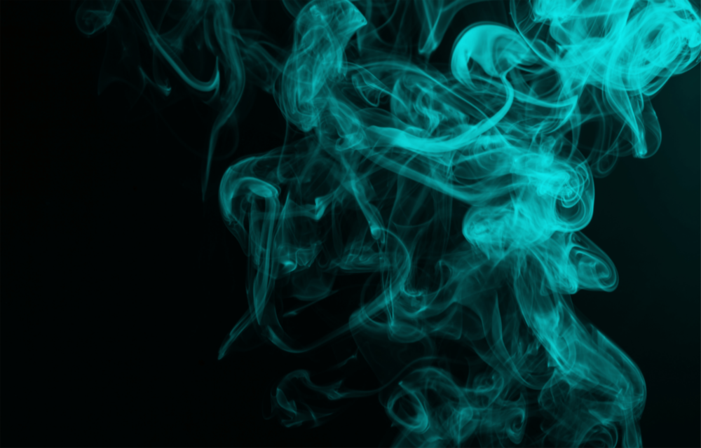 Green Smoke Glass Wall Art