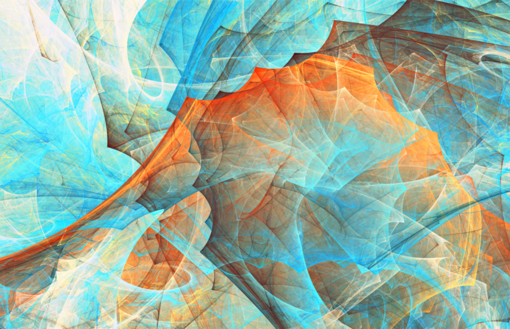Colored Nets Glass Wall Art