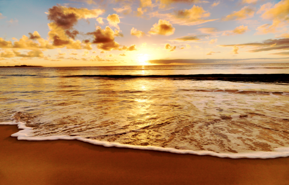 Sunset Glass Wall Art