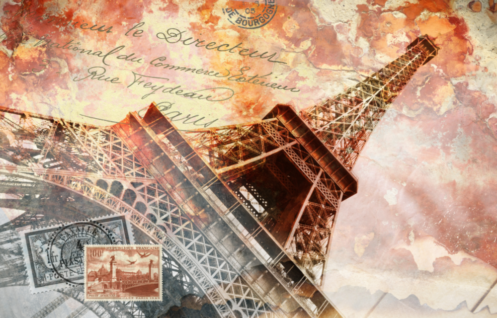 Eiffel Glass Wall Art