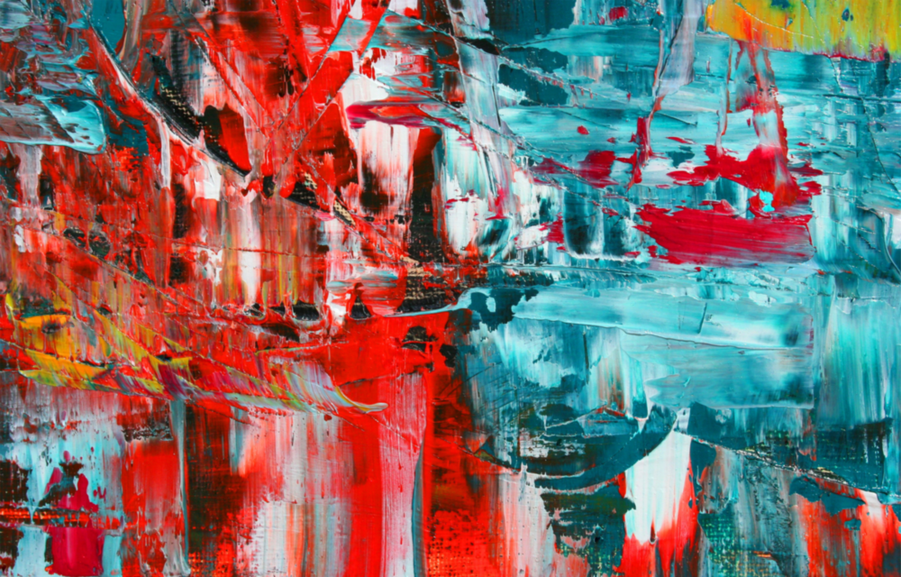 Abstract Reflection Glass Wall Art