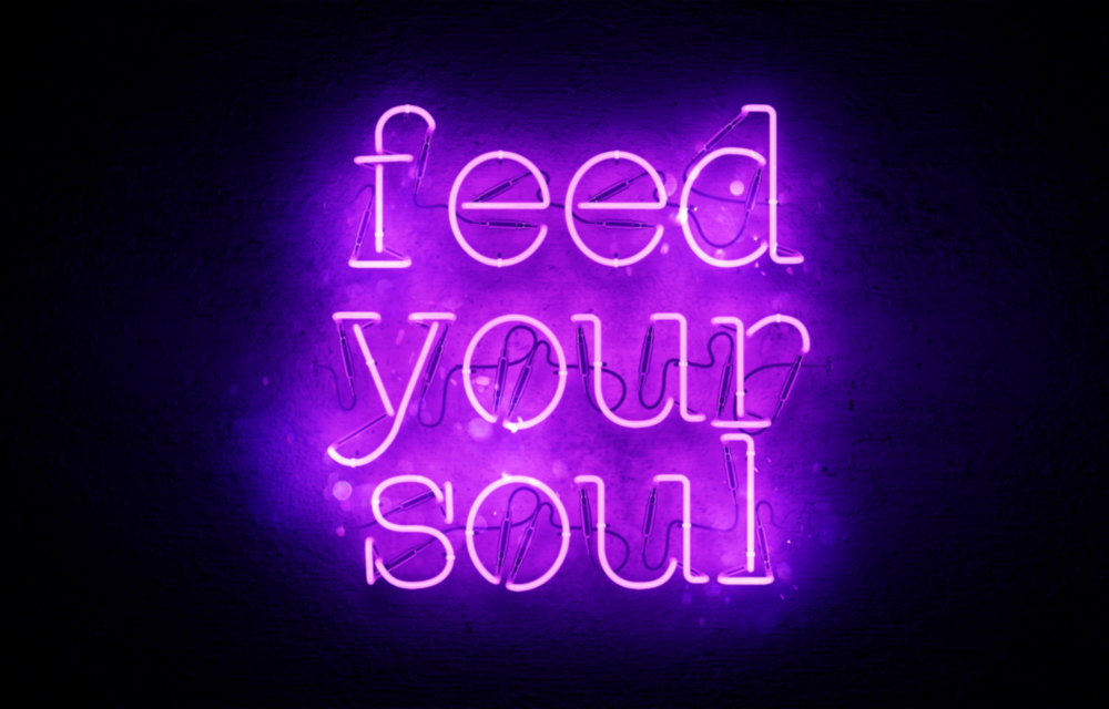 “Feed Your Soul” Glass Wall Art