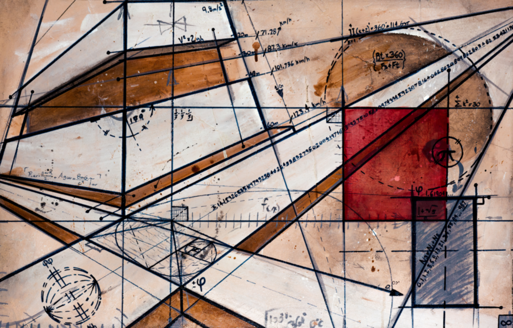 Meaningful Lines Glass Wall Art