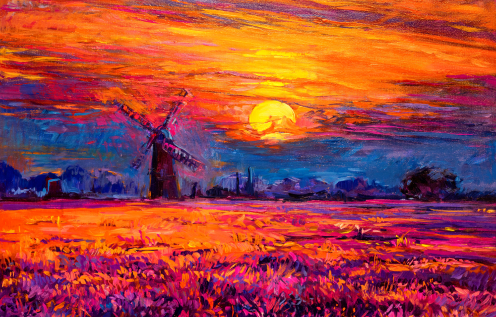 Sunset Glass Wall Art