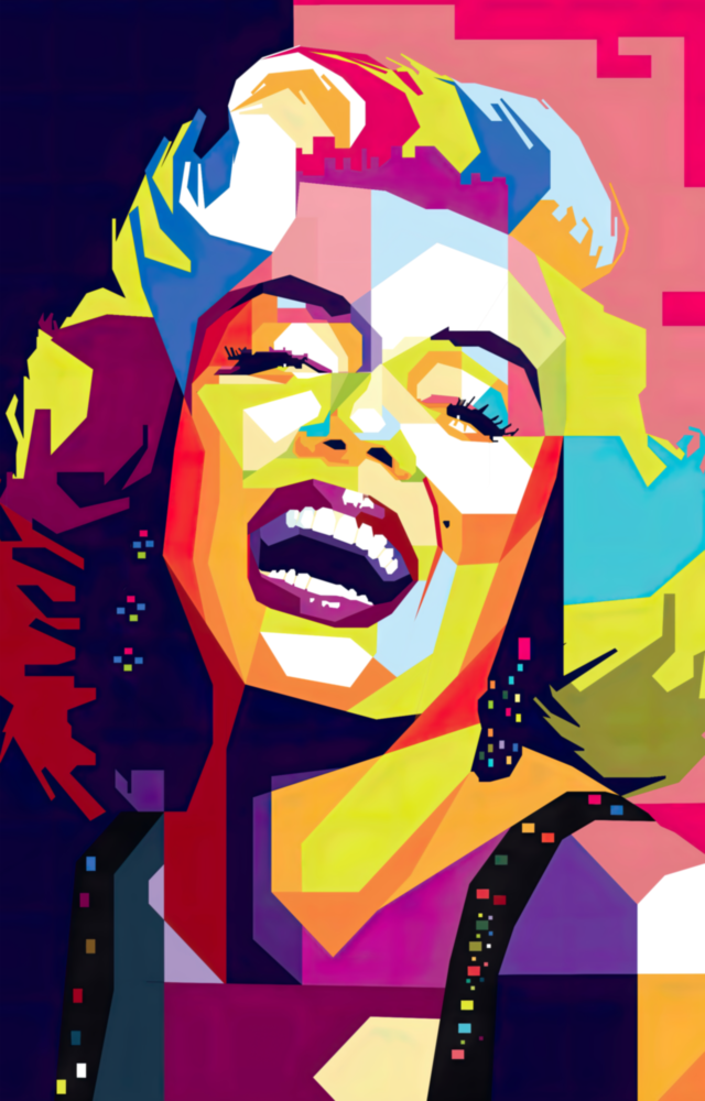 Marilyn Monroe Glass Wall Art