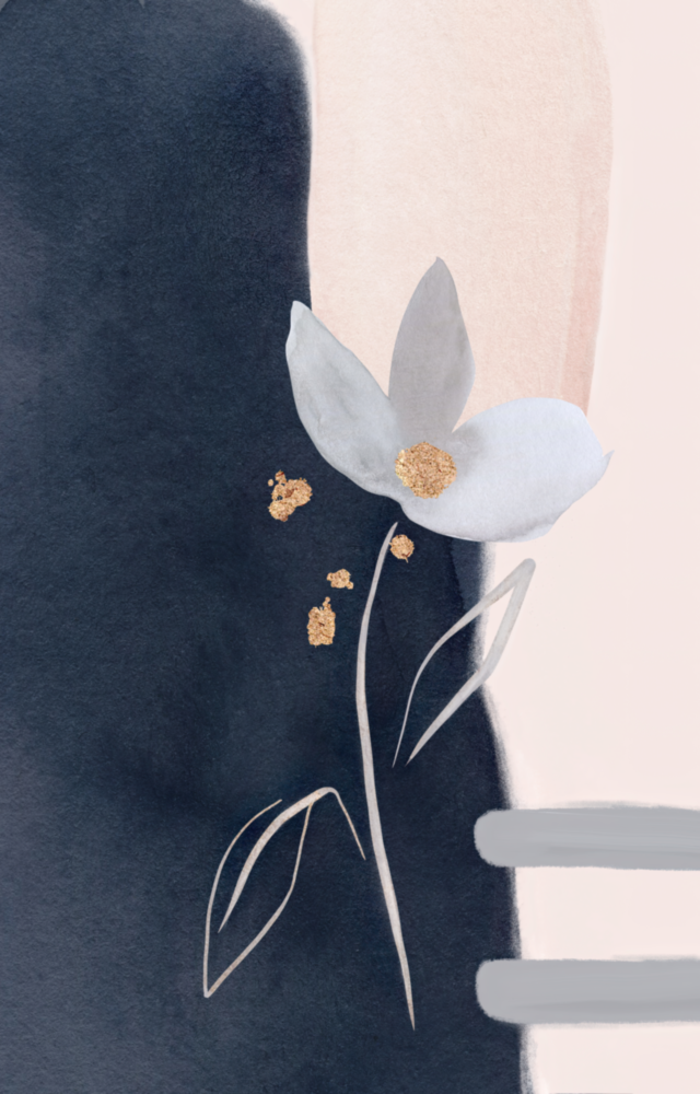 Flower Glass Wall Art
