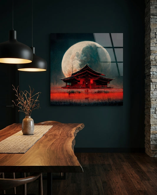 Monkeys' Home Glass Wall Art  || Designer Collection