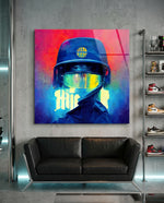 The Guardian Glass Wall Art  || Designer Collection