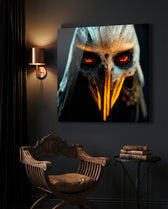 The Beak Glass Wall Art  || Designer Collection