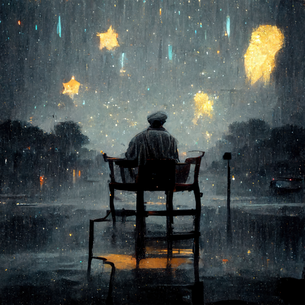 Star Rain Glass Wall Art  || Designer Collection