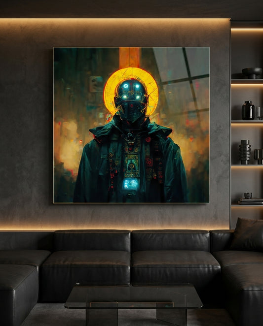 The Conqueror Glass Wall Art  || Designer Collection