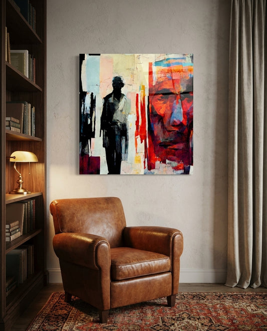 Surveillance Glass Wall Art  || Designer Collection