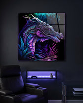 Dragon  Glass Wall Art  || Designers Collection