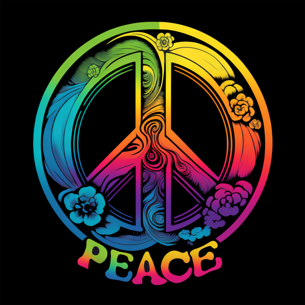 Peace Glass Wall Art  || Designer Collection
